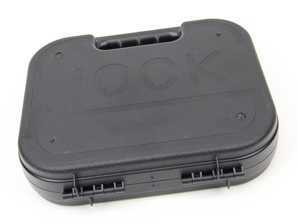 Glock Factory Pistol Case w/ Manual, Cleaning Rod, Brush, Lock, and Mag