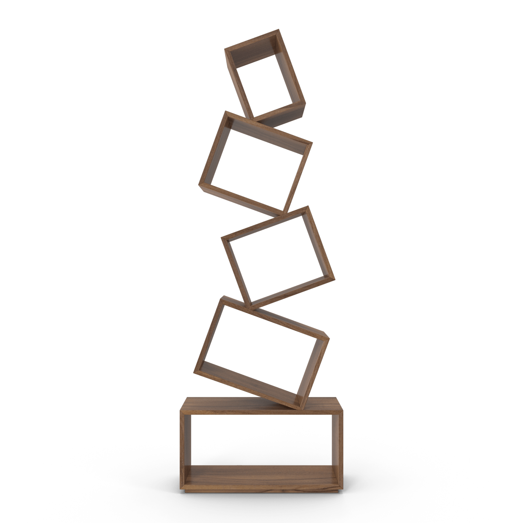 Stacked Rotated Shelves Props