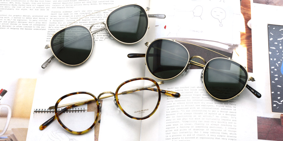 OLIVER PEOPLES オリバーピープルズ FLIP C-P クリップオン クリップオン・アイグラスはメガネをサングラスにチェンジ