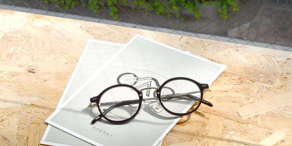 THE ORDINARY SPECTACLES 　メガネ STD-87 / STEADY ステディ 最新ラウンドコンビネーション | 東京・中