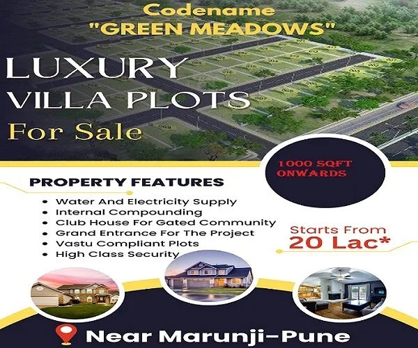 Codename Green Meadows Own Best Plots 20 Lakh* Offer