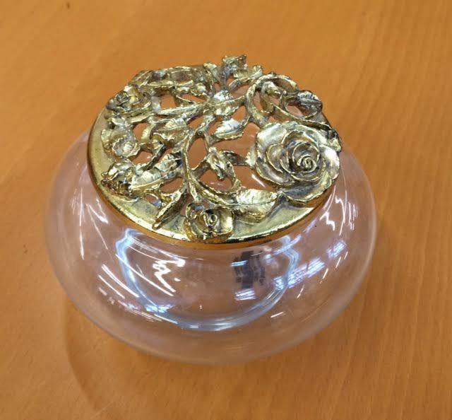 Vanity Jar JarClear Round Glass Vanity • Psw