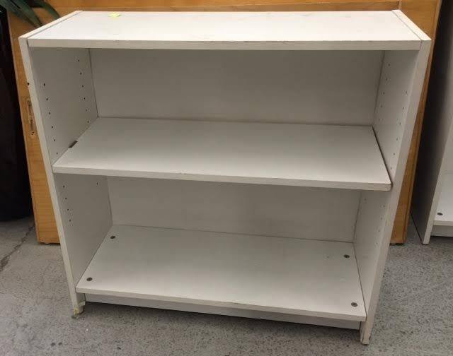 Low Bookcase BookcaseWhite Laminated • Psw