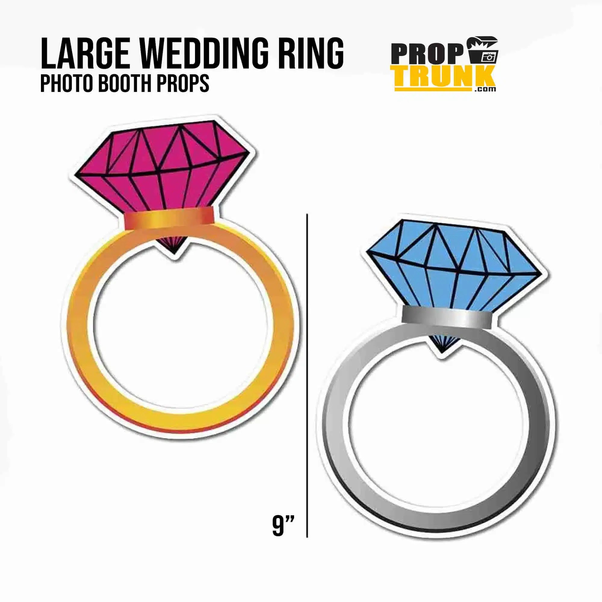 X11 Oversized Ring Photo Booth Prop