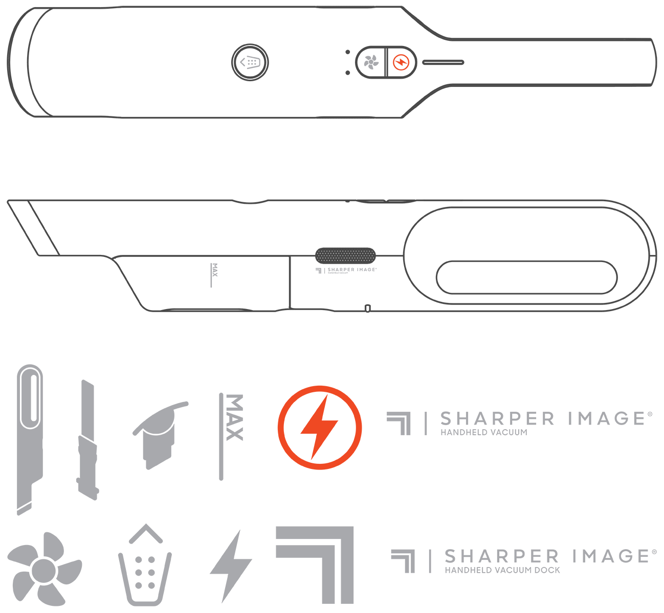 Sharper Image Handheld Vacuum Propulsion