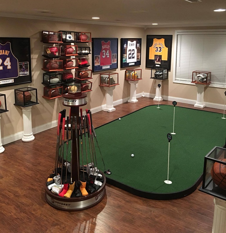 The Golf Shop Putting Green Perfect for a Putter Showcase