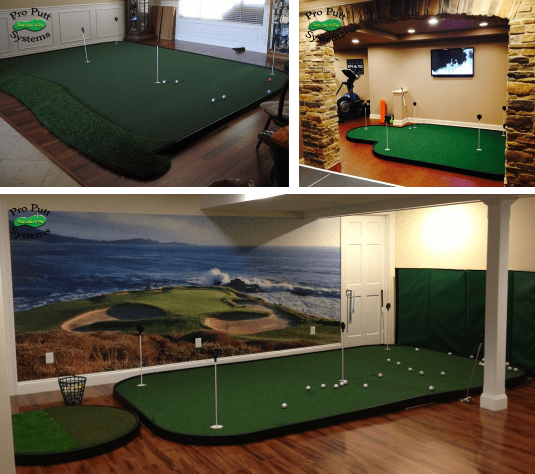 Build Your Own Putting Studio Golf Training Aids