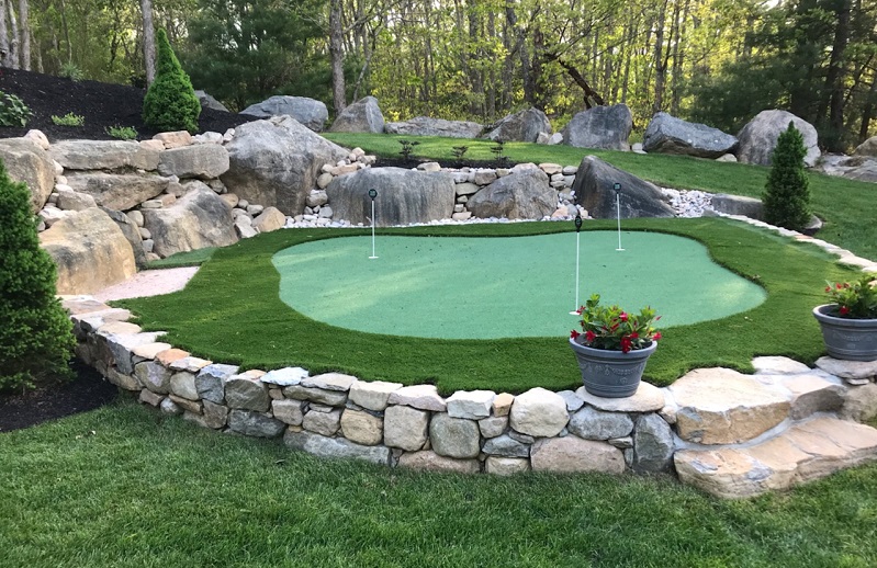 Diy Outdoor Synthetic Putting Green Diy Backyard Putting Green The