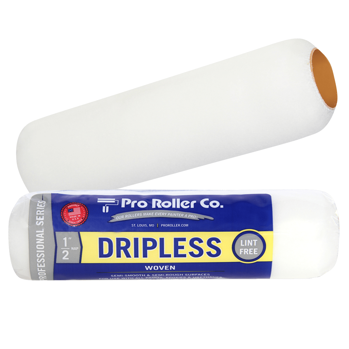 Dripless & Lint Free Paint Roller Paint Roller Covers Pro Roller