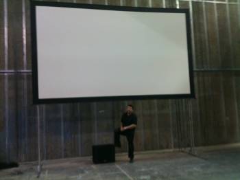 Photo Gallery - Screen and projector hire