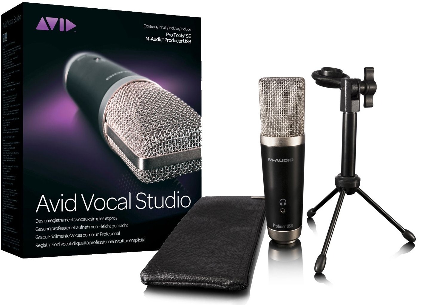 AVID VOCAL STUDIO MSTUDIO PRODUCER USB MICROPHONE+PRO TOOLS SE