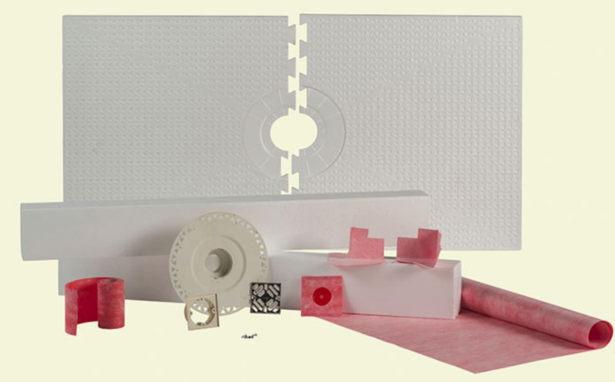 Loxcreen 32 x 60 Prova Shower Kit Center Drain for Tile Waterproofing