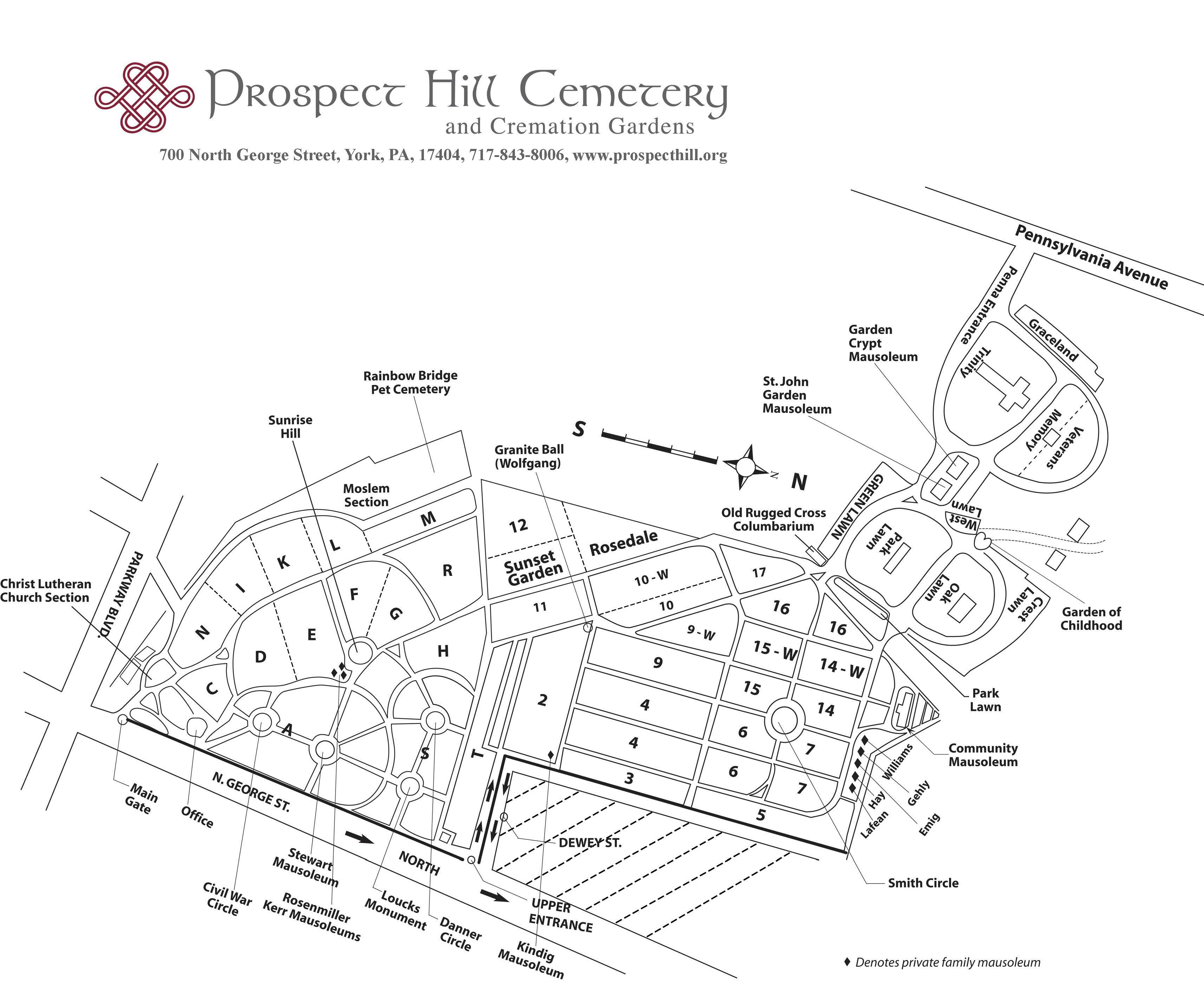 Historic Tours return in 2021! Prospect Hill Cemetery & Cremation Gardens