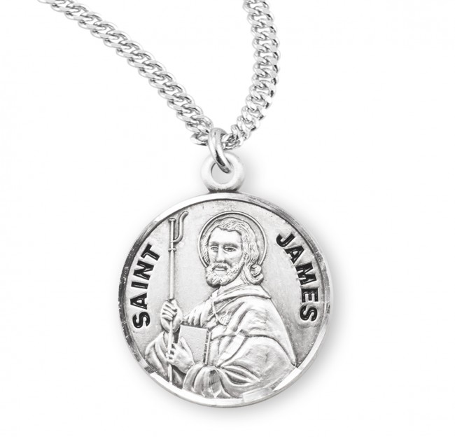 Saint James Sterling Silver Patron Saint Medal Prospect Hill Co.