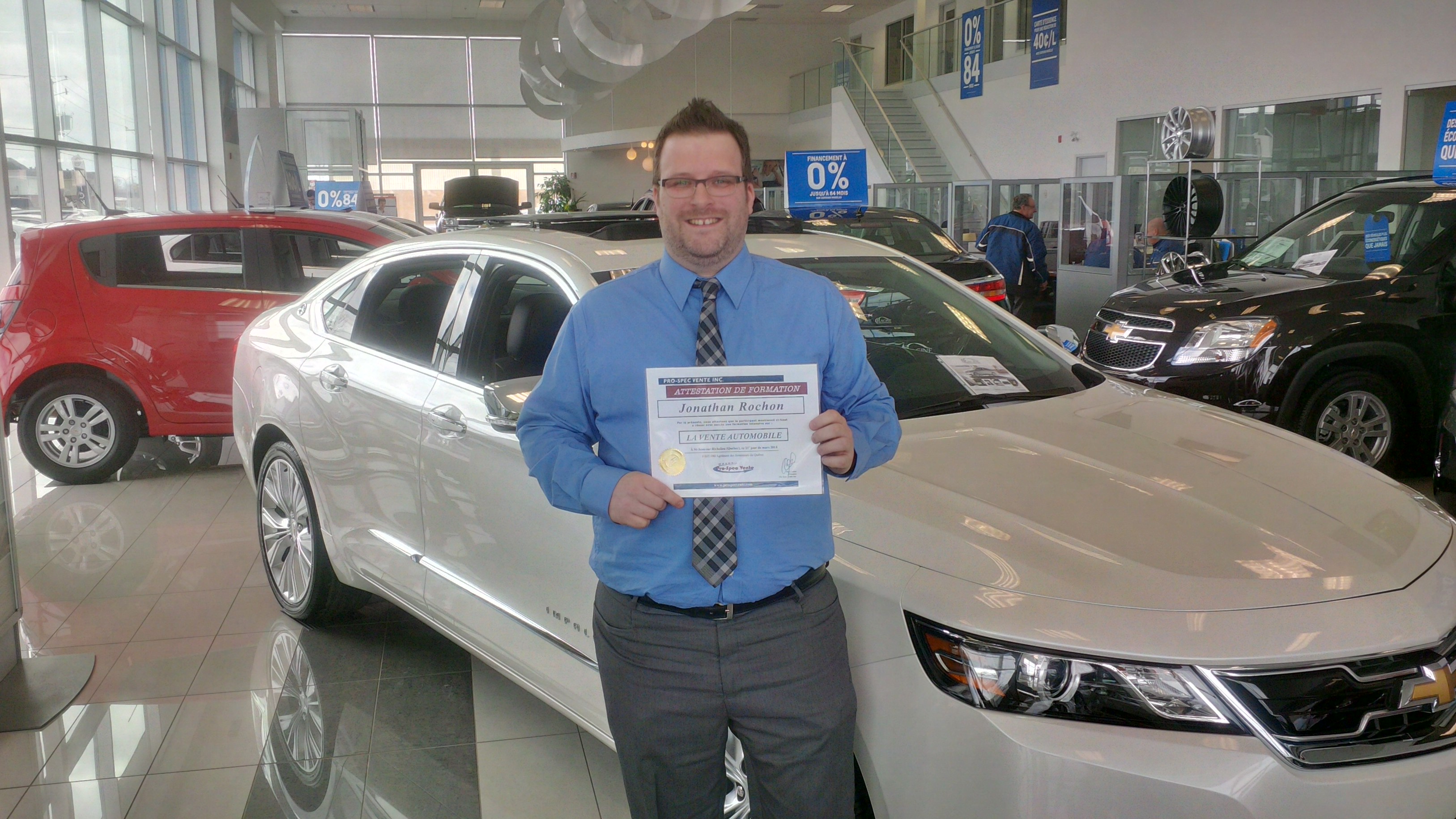 Avis de nomination chez automobile Chagnon Honda de Granby ProSpec Vente