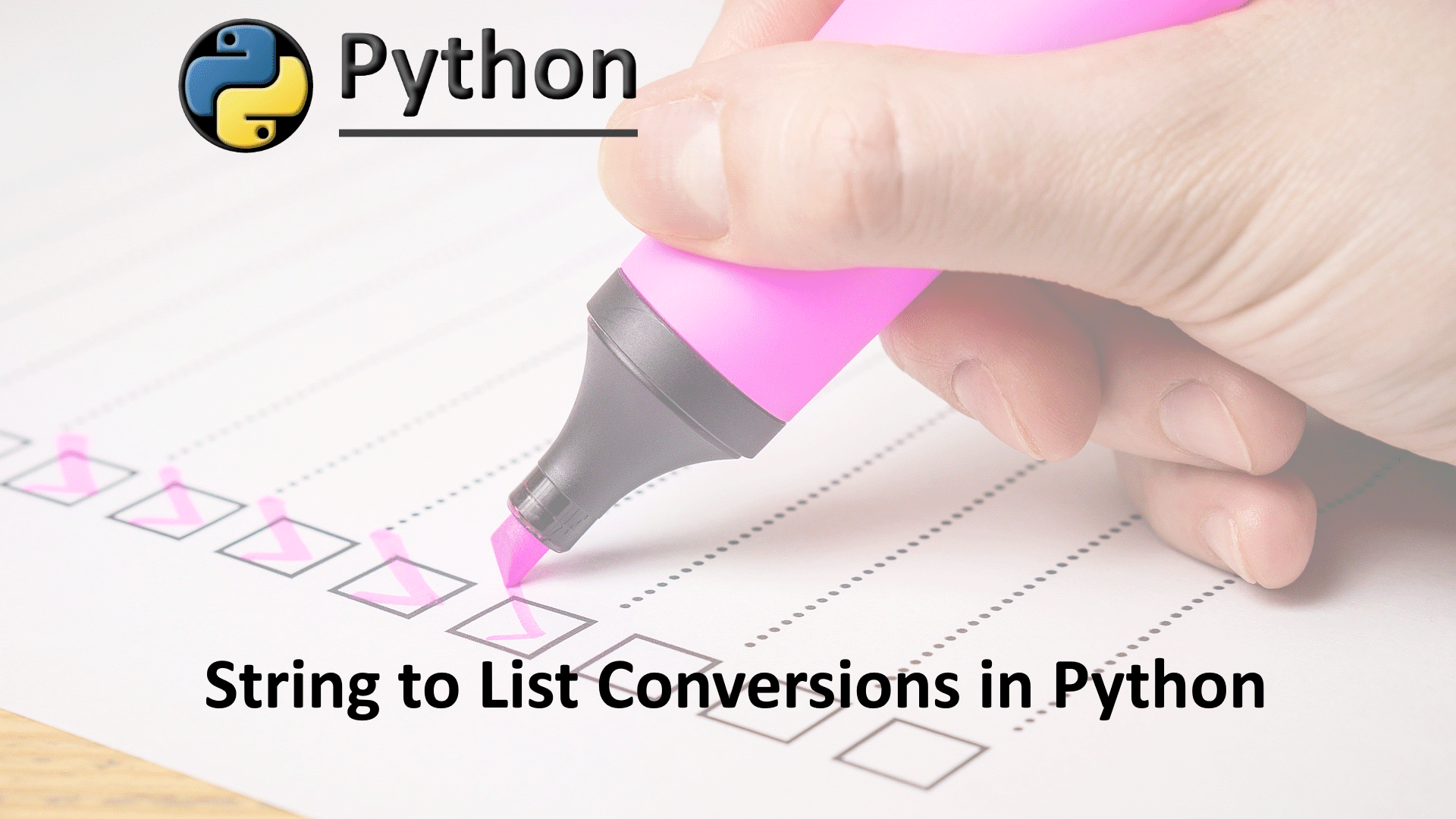 String To List Conversions In Python Prospero Coder