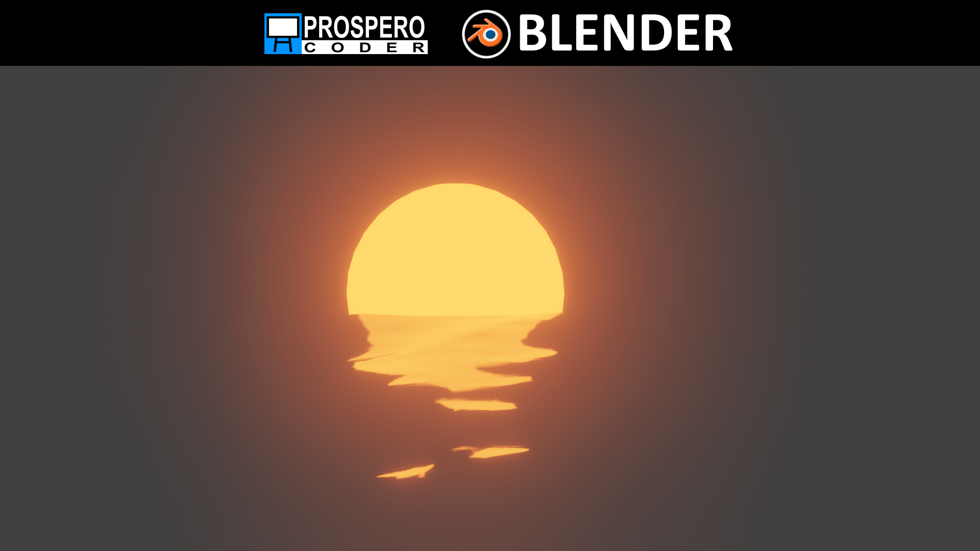 Sunset Animation in Blender with the Ocean Modifier Prospero Coder