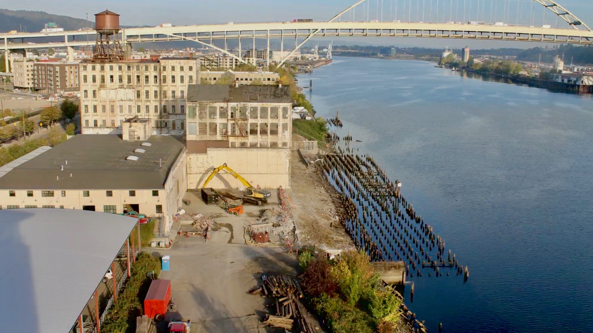 Centennial Mills demolition wraps up Prosper Portland