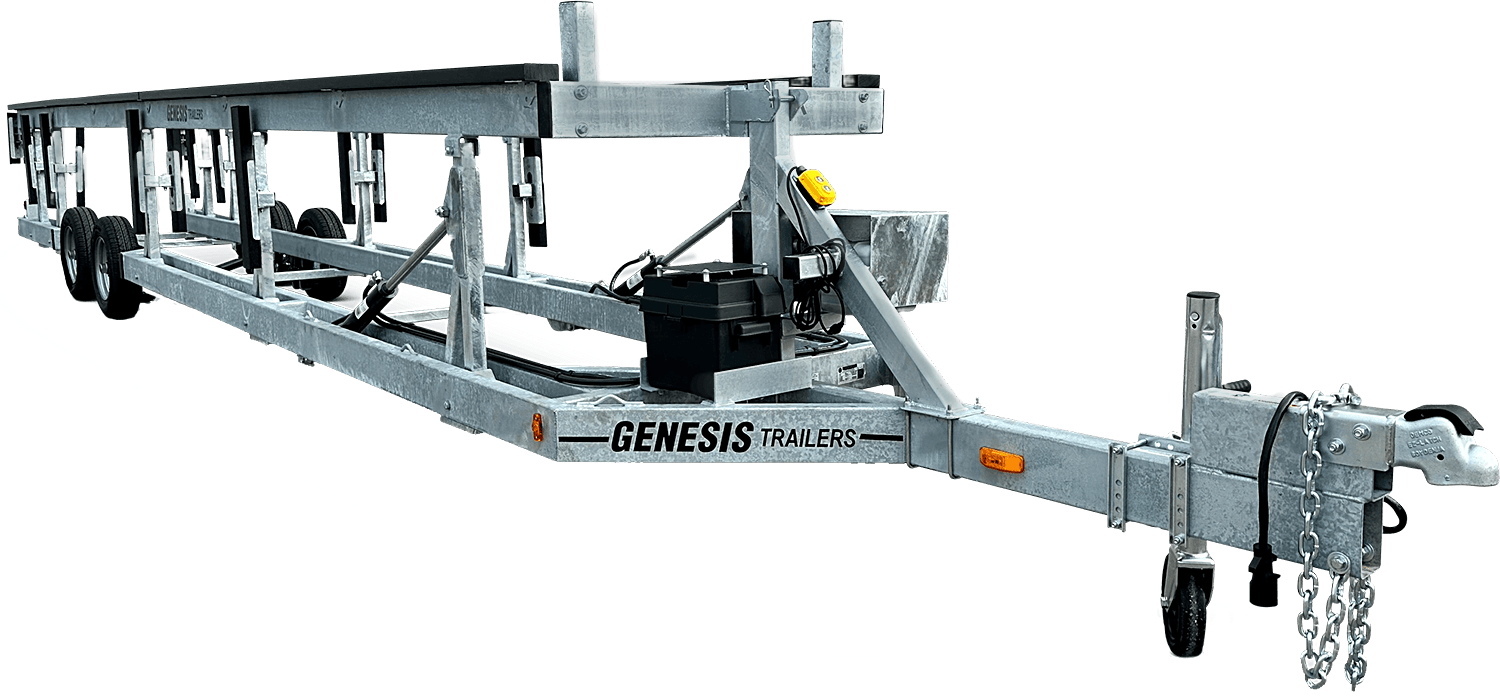 Genesis Center Lift Tritoon Trailers ProSport Trailers