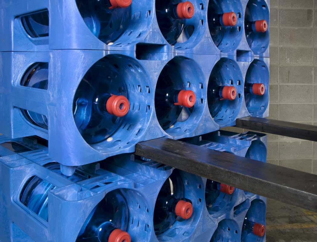 Water Bottle Holder for 5 Gallon Jugs SpaceSaving Rack