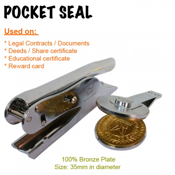 Customise ø35mm Embossing Business Corporate Common Seal/Legal Seal