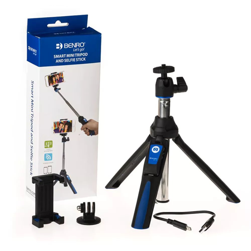 Benro Smart Mini Tripod and Selfie Stick BK10