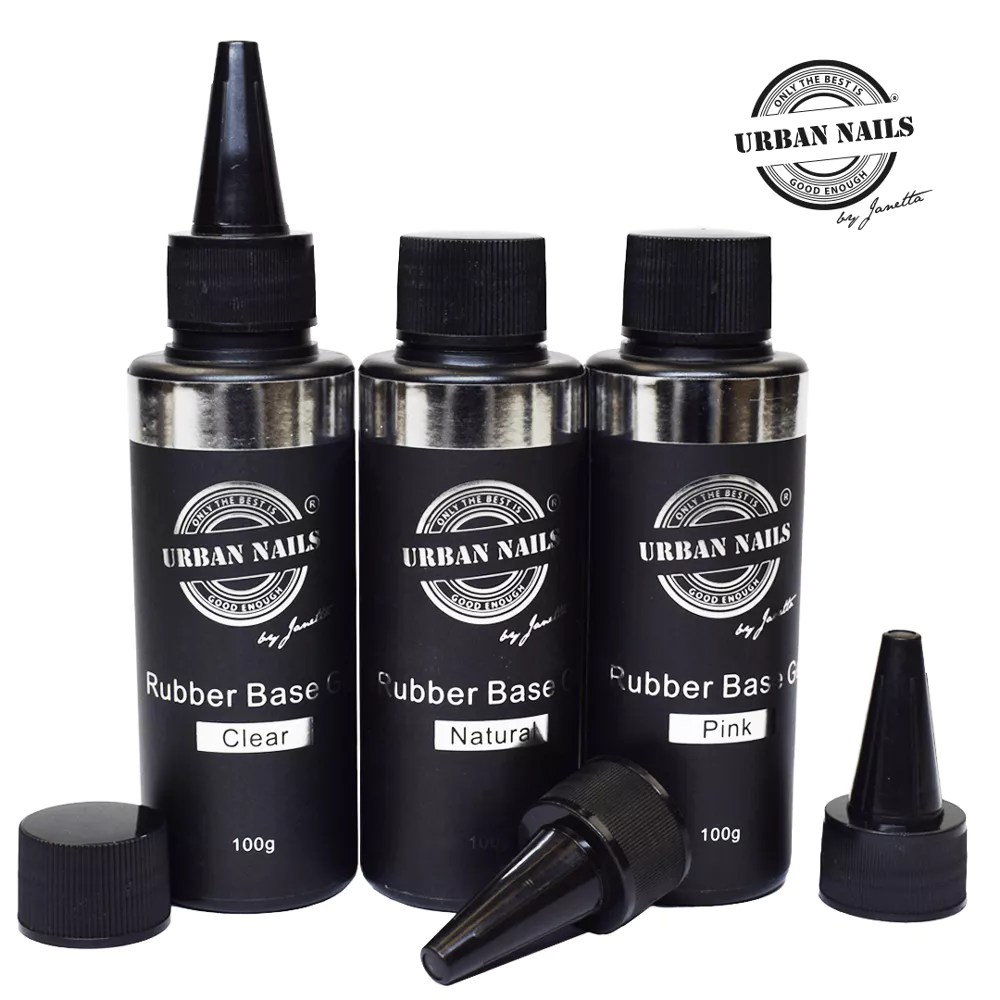 Urban Nails Rubber Base Gel Clear Alina Hoyo Nail Artist