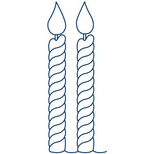 Birthday Candle Border 1 ProStitcher