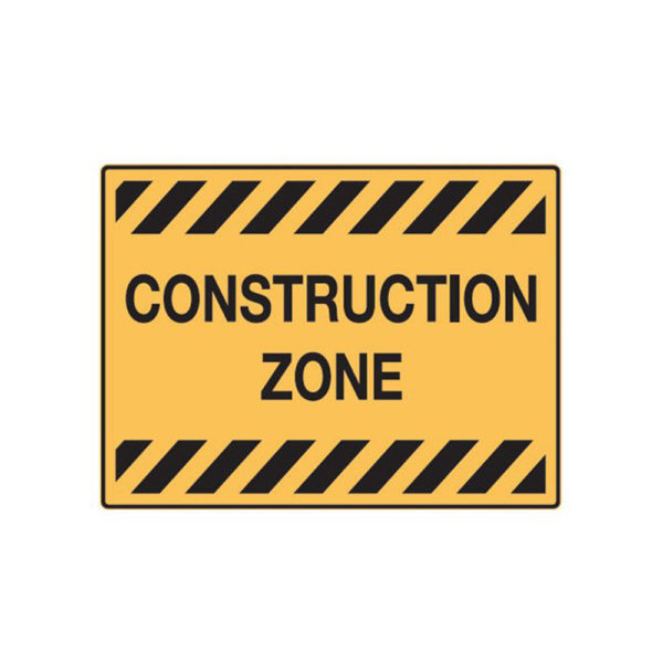 Safety Sign Construction Zone Prosup LLC