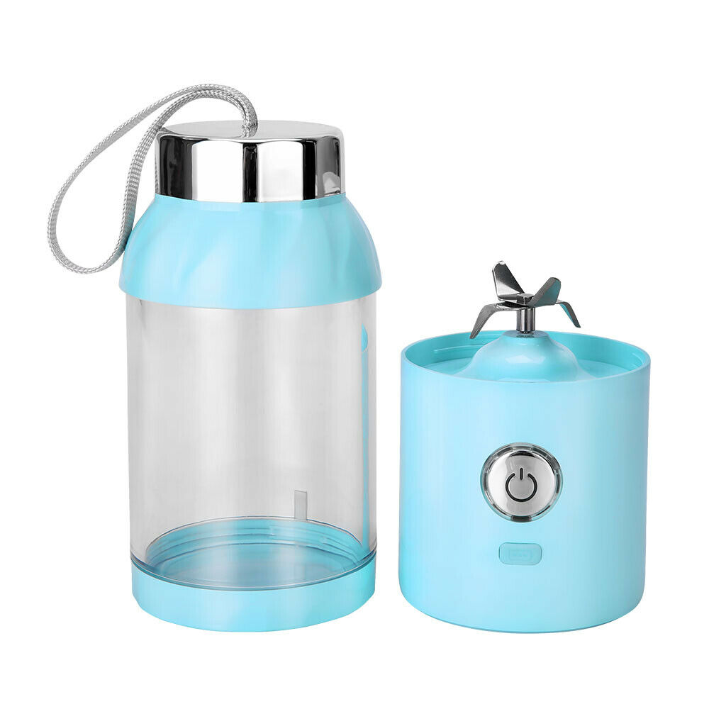 43. 550ML Portable Fruit Juicer Blender Juice Shaker Bottle USB Electric Mixer Cup ProTadTV