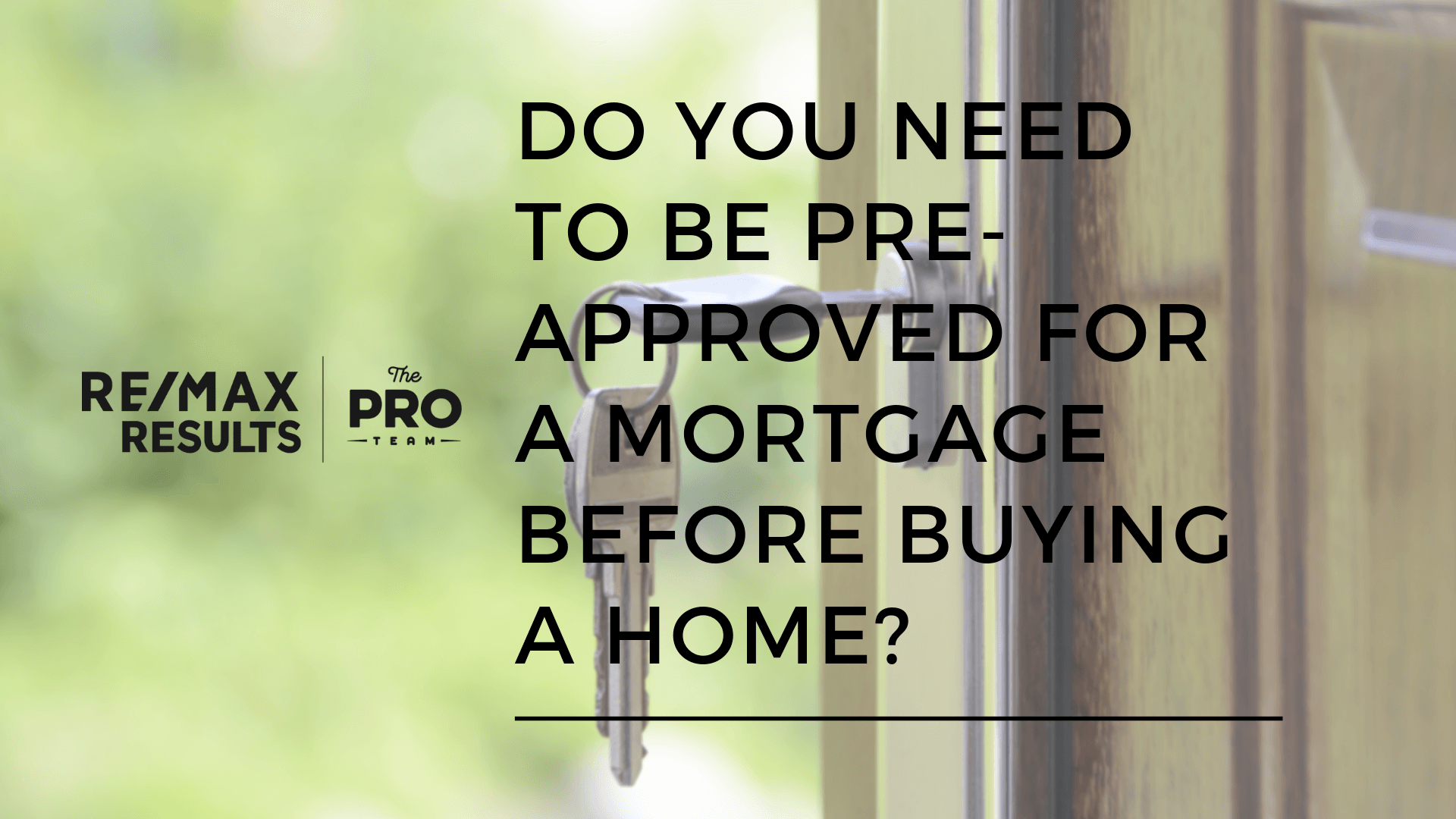 Do You Need to Be PreApproved to Buy a House? The PRO Team