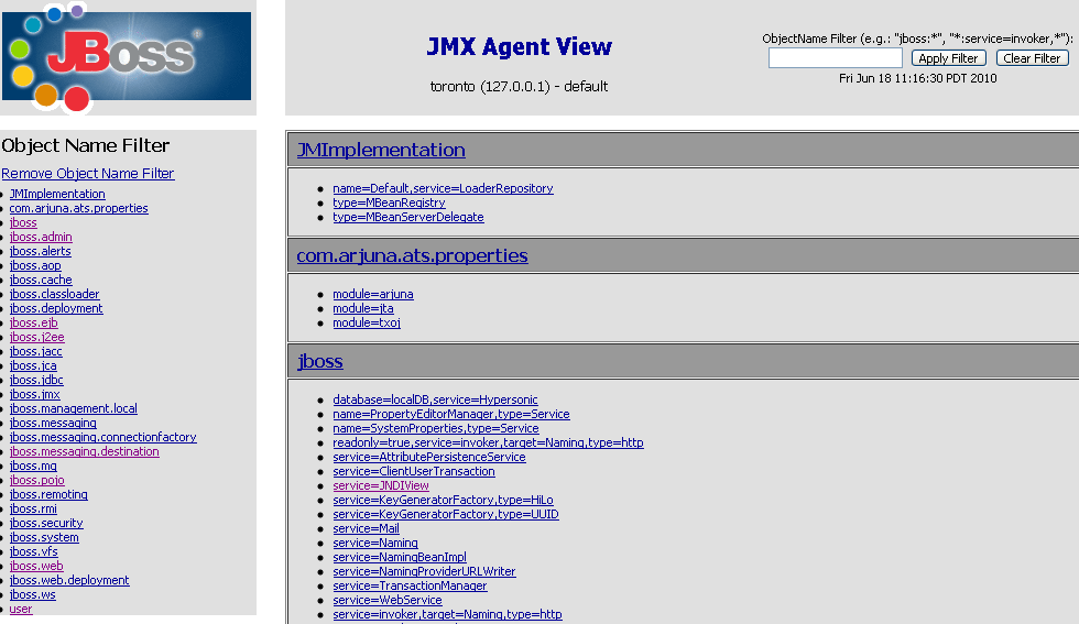 Jboss Admin Tutorial JMX Administration