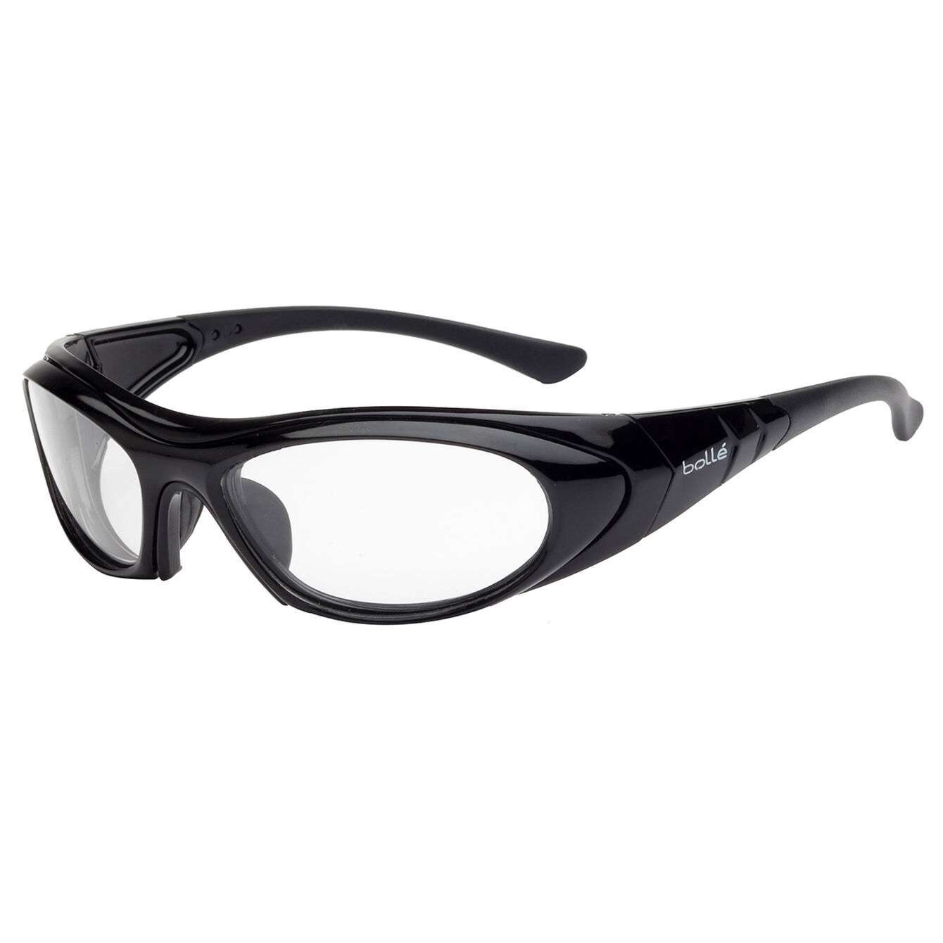Bolle BOSS 2 Prescription Safety Glasses BLACK Frame Protecta