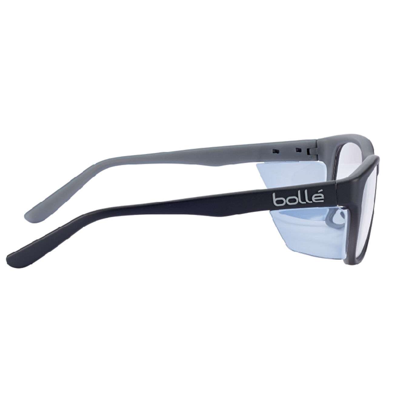 Bolle KICK Prescription Safety Glasses BLACK / GREY Frame Protecta
