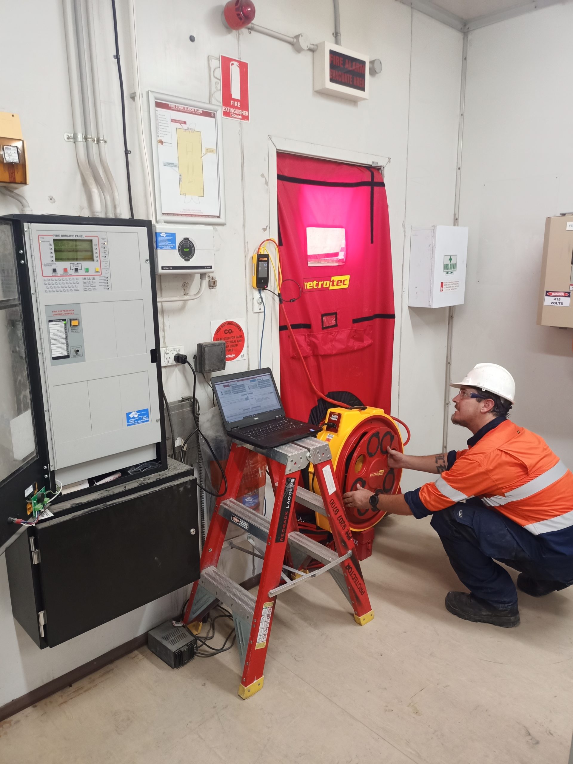 Room Integrity Testing to Protector Fire Services