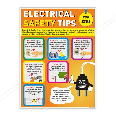 Electrical Safety Posters Electrical Safety Poster : A Faulty Wire Can
