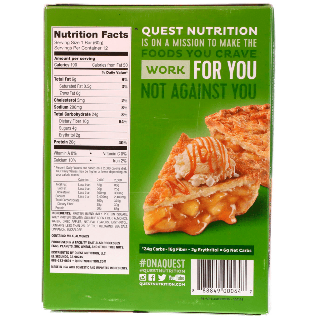 The Best 2 Apple Pie Flavored Protein Bars Protein Bars