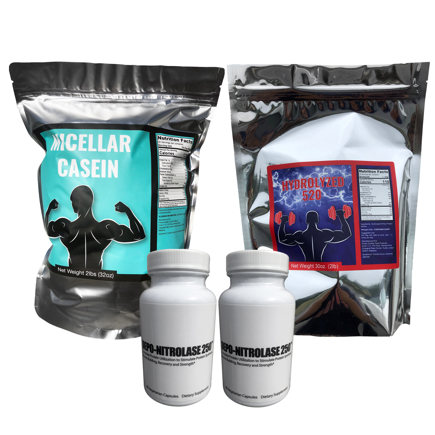 Protein Stack 3 Awesome Protein & Supplements For Growth