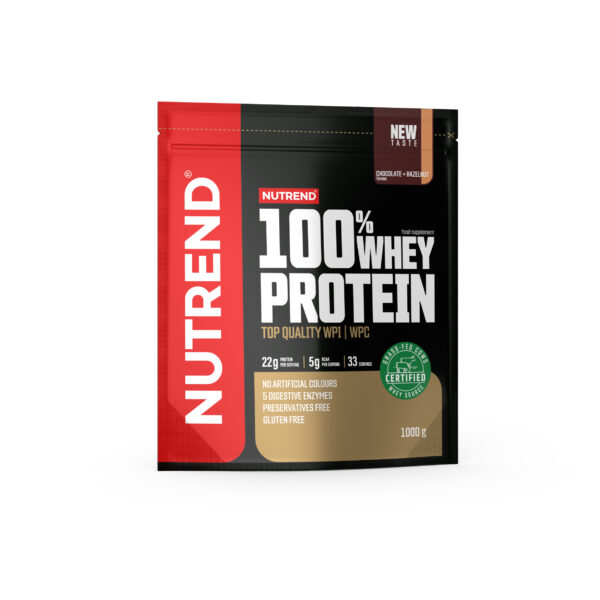 Nutrend 100 Whey Protein Chocolate Hazelnut 1KG Protein Malta