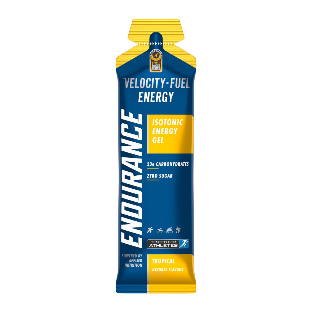 Applied Nutrition Endurance VelocityFuel Energy Gel Tropical Protein