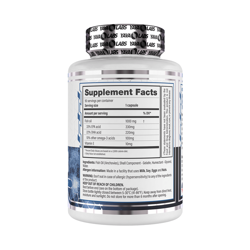 Yava Labs Omega 3 90caps Protein Malta