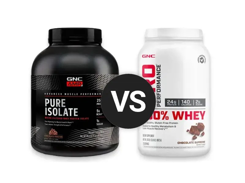 GNC Pro Performance vs Amp Pure Isolate
