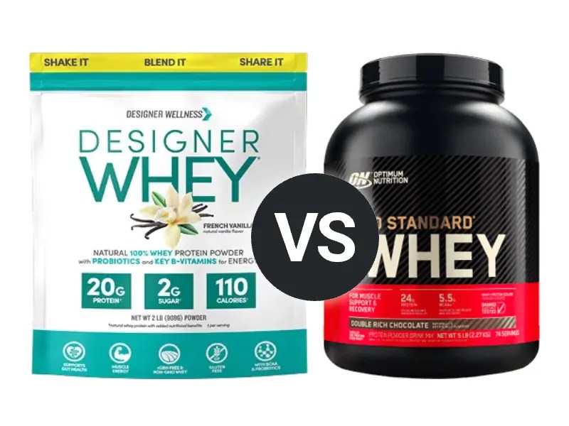 Designer Whey vs Optimum Gold Standard