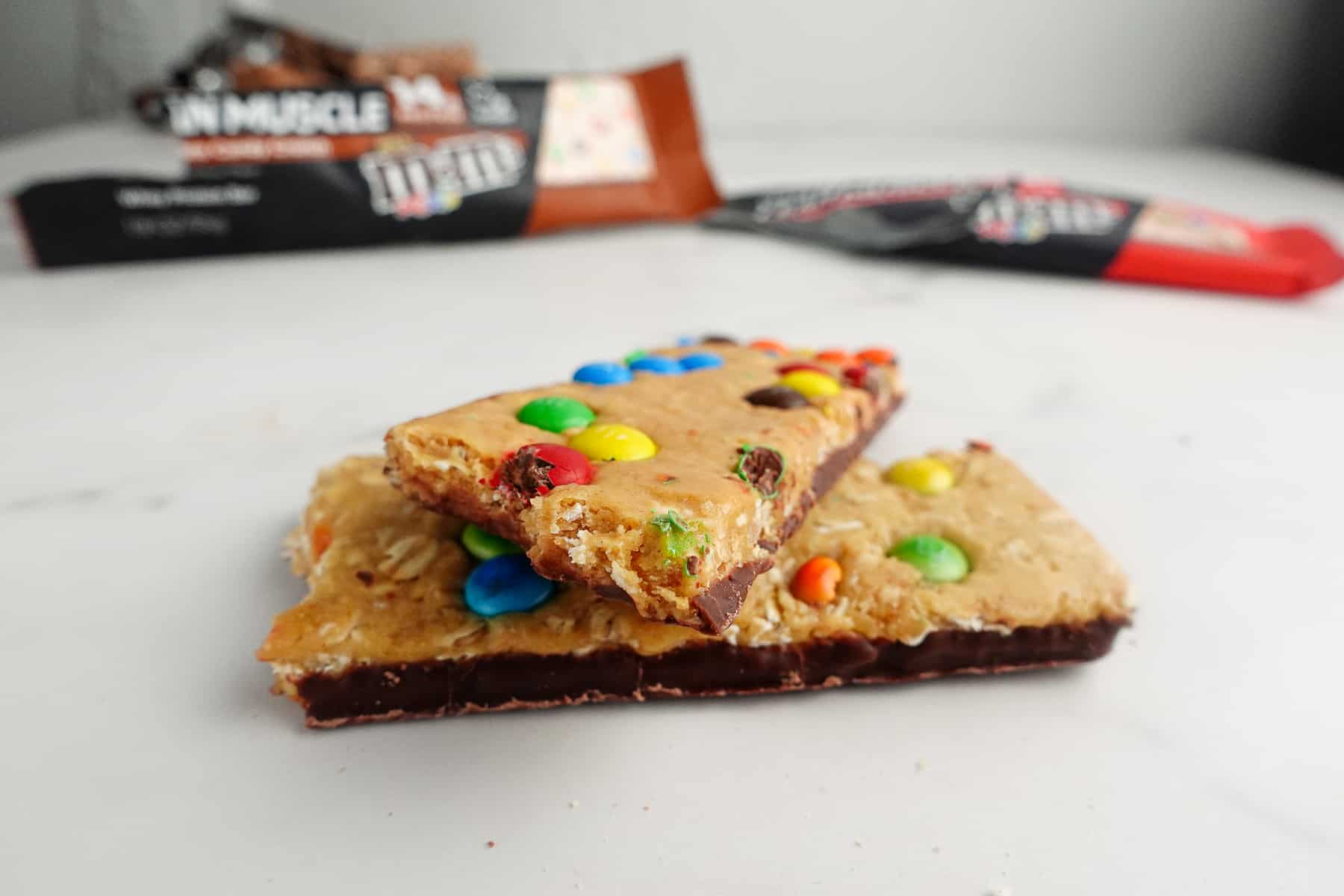 REVIEW Detour Lean Muscle Protein Bars with M&M's » Protein Snack Finder