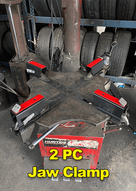 4" Wheel Extension Clamps Kit for Rim Clamp Style Tire Changers