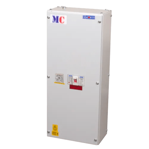 100A Four Pole Enclosed MCCB Complete with Adustable Earth Leakage Unit