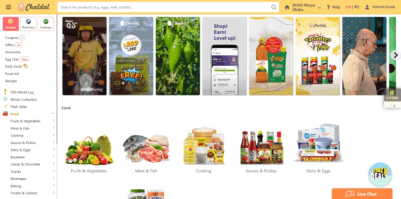Top 10 Online Grocery Stores in Bangladesh (List of 2024)