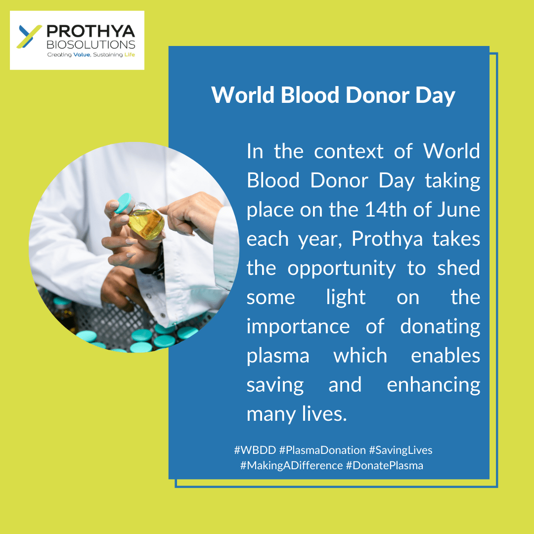 The Profound Impact of Donating Plasma Prothya Biosolutions B.V.