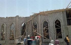 سقوط سطح المسجد