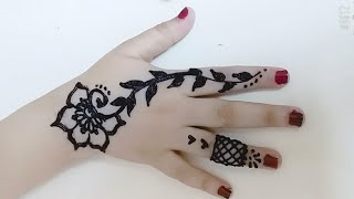 نقش حناء بسيط وسهل للمبتدئين